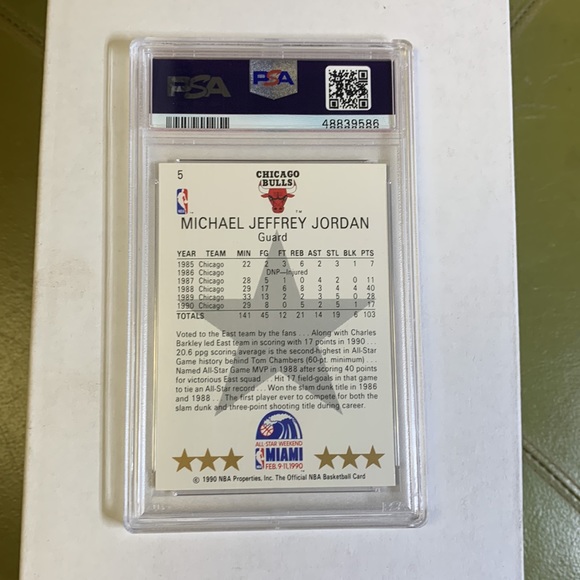 tcc graded cards 2014 Upper Deck Lettermen - Michael Jordan - #44 main image 0